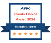 Avvo Clients' Choice Award 2024 | Naimeh S. Salem | 5 Stars